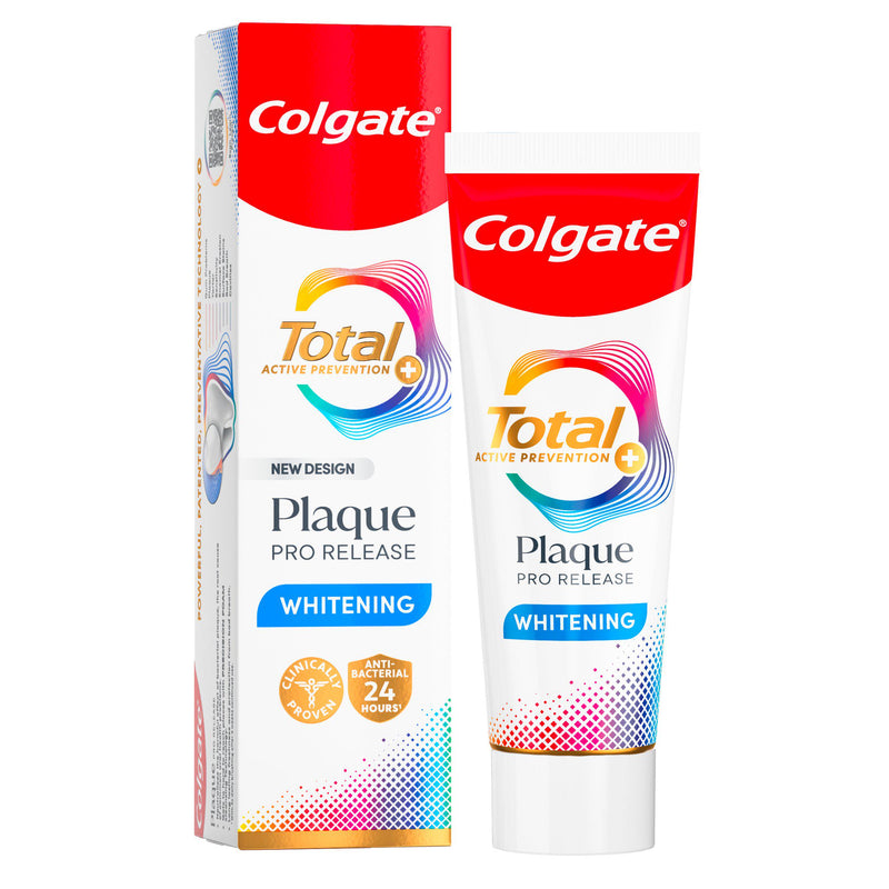 Colgate toothpaste Plaque Pro Release Whitening 75ml, imported from the UK