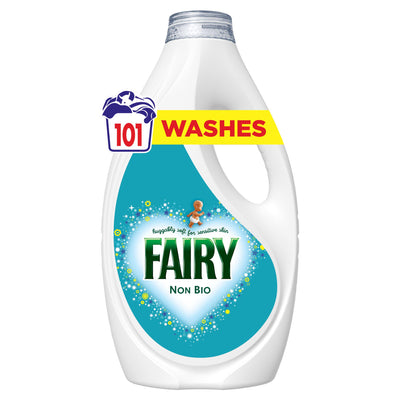 Sainsburys Fairy Non Bio Washing Liquid 101 Washes- Buy online at McGrocer