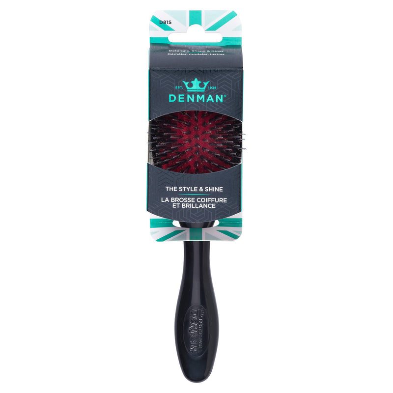 Denman mini style and shine smoother hairbrush, UK version