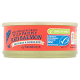 Sainsbury's wild Pacific red salmon skinless boneless 105g (British brand)