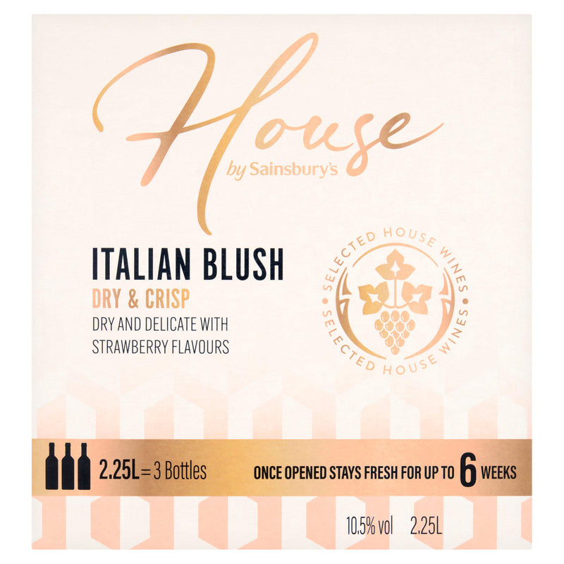 Sainsbury's Italian Rosato Rosé wine box 2.25L - British product