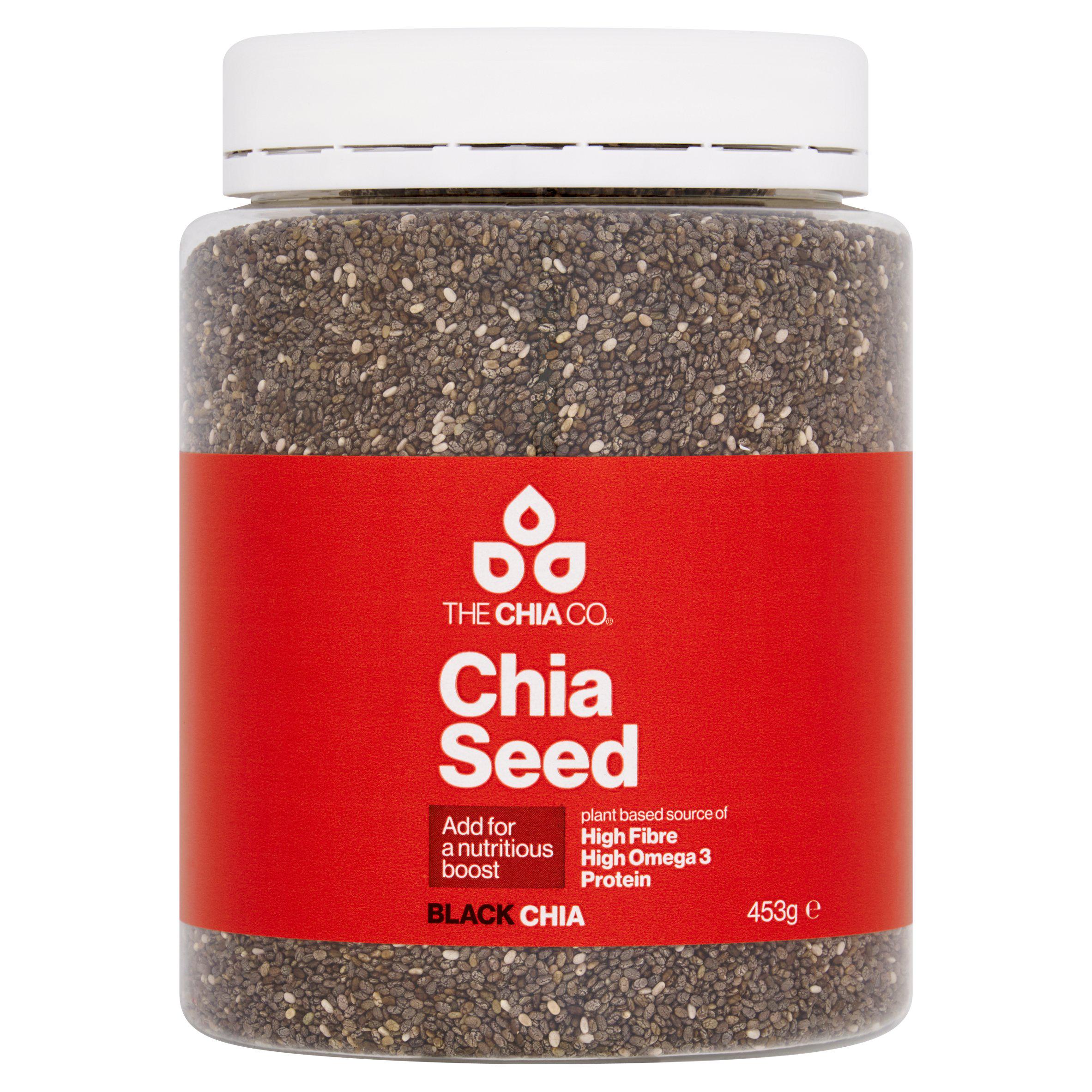 The Chia Co Black Chia Seed container 453g (British brand)