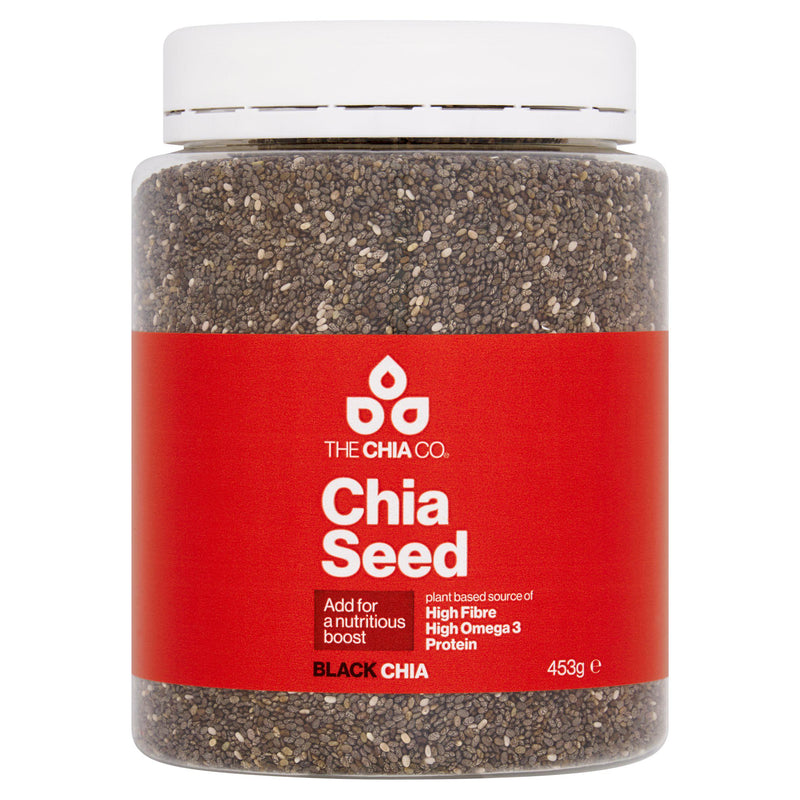 The Chia Co Black Chia Seed container 453g (British brand)