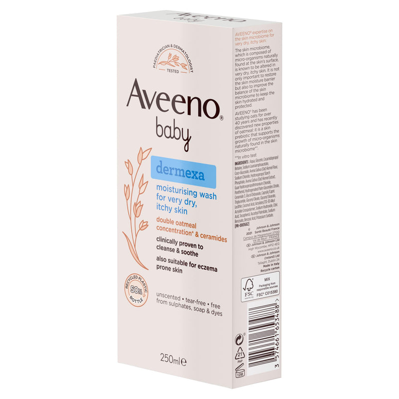 Aveeno Baby Dermexa Moisturising Wash 250ml - British product