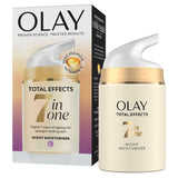 Olay Total Effects 7in1 Night Moisturiser 50ml, imported from the UK