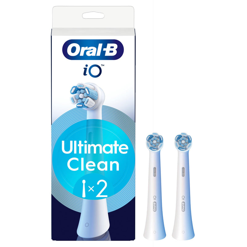 Oral-B iO Ultimate Clean replacement brush heads x2, UK version