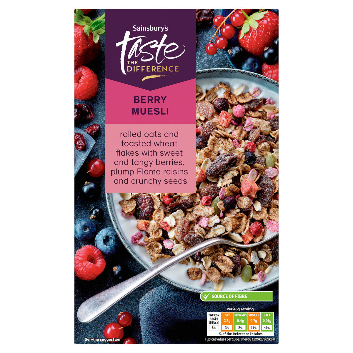 Sainsbury's Berry Muesli Taste the Difference 500g (British brand)
