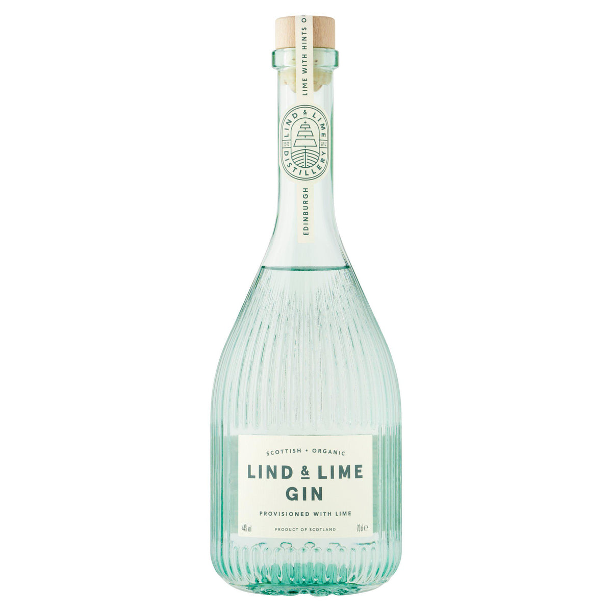 Lind & Lime organic Scottish gin bottle 70cl, UK version