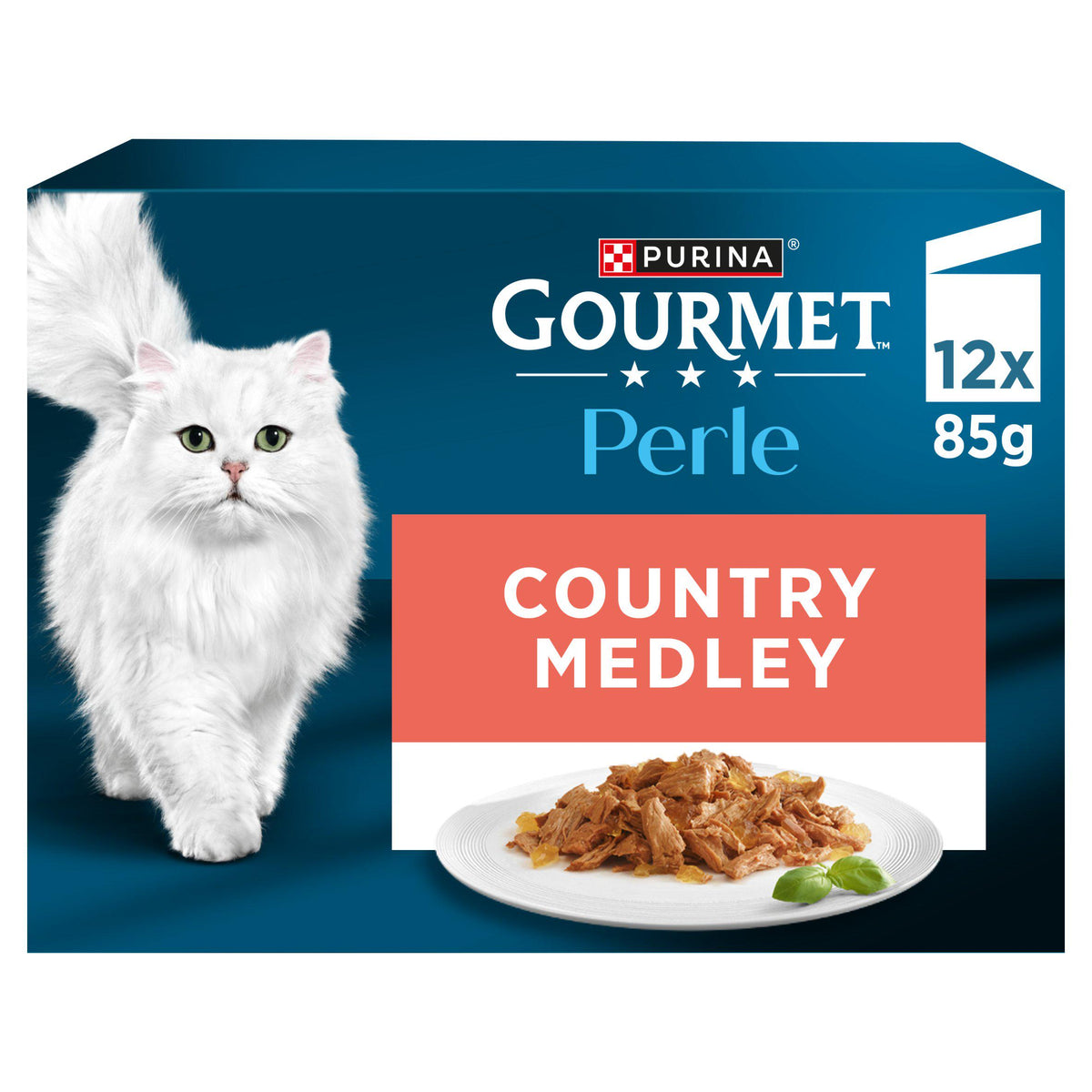 Gourmet Perle Country Medley in Jelly Wet Cat Food 12 x 85g