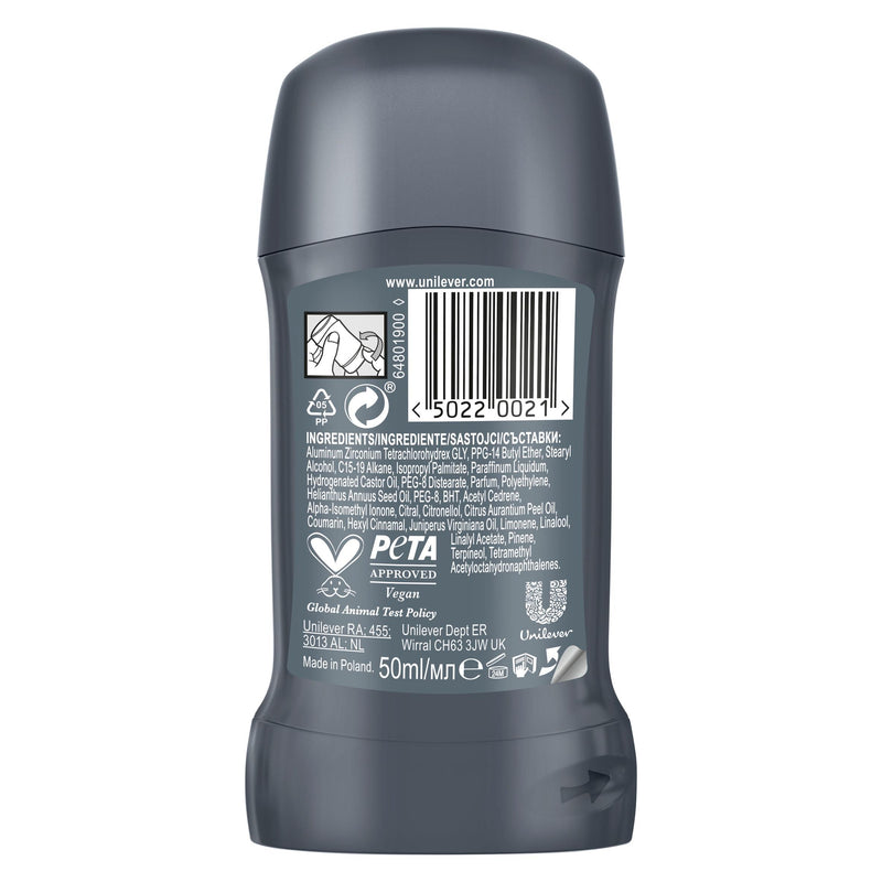 Dove Men+Care antiperspirant deodorant stick Clean Comfort 50ml, UK version