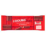Sainsbury's Double Take milk chocolate wafer bars 8x21.5g, UK version