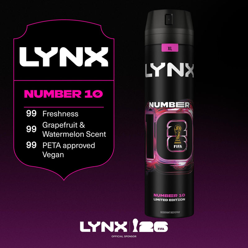Lynx limited edition body spray 250ml, imported from the UK