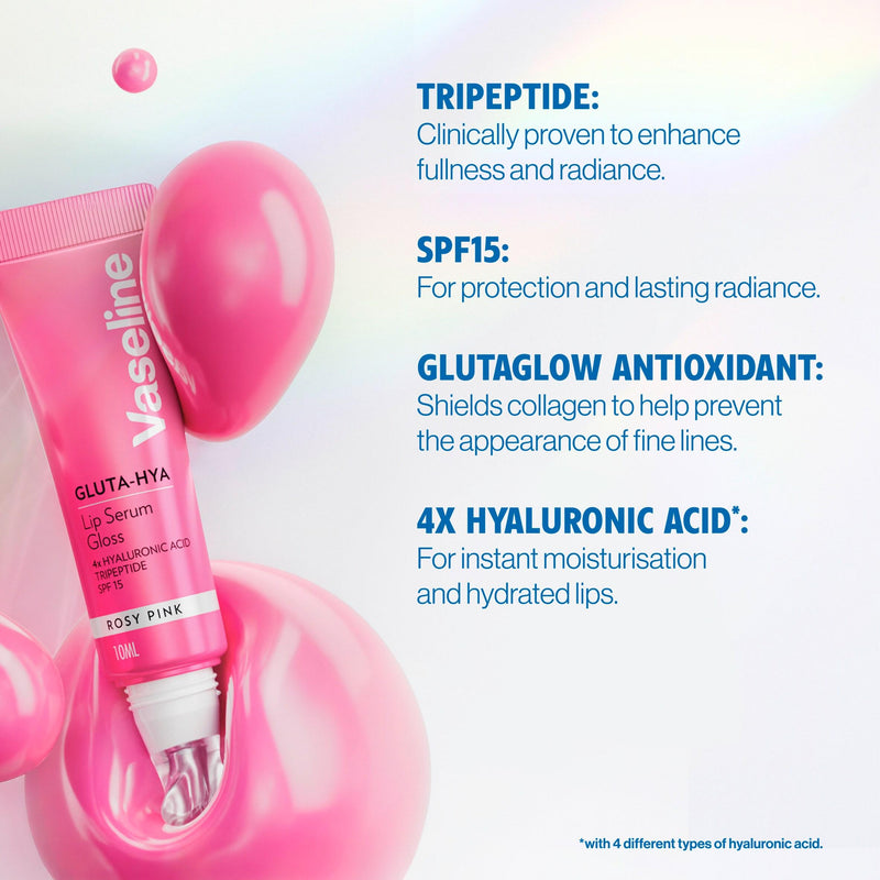Vaseline lip serum Rosy Pink 10ml (British brand)