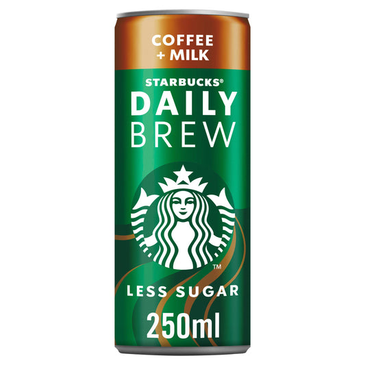 Starbucks Daily Brew Iced Coffee with Milk 250ml GOODS Sainsburys   