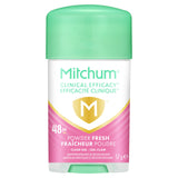 Mitchum antiperspirant deodorant powder fresh clear gel 57g (British brand)