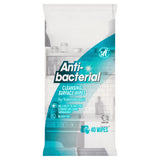 Sainsbury's antibacterial multi-surface wipes pack of 40 (British brand)