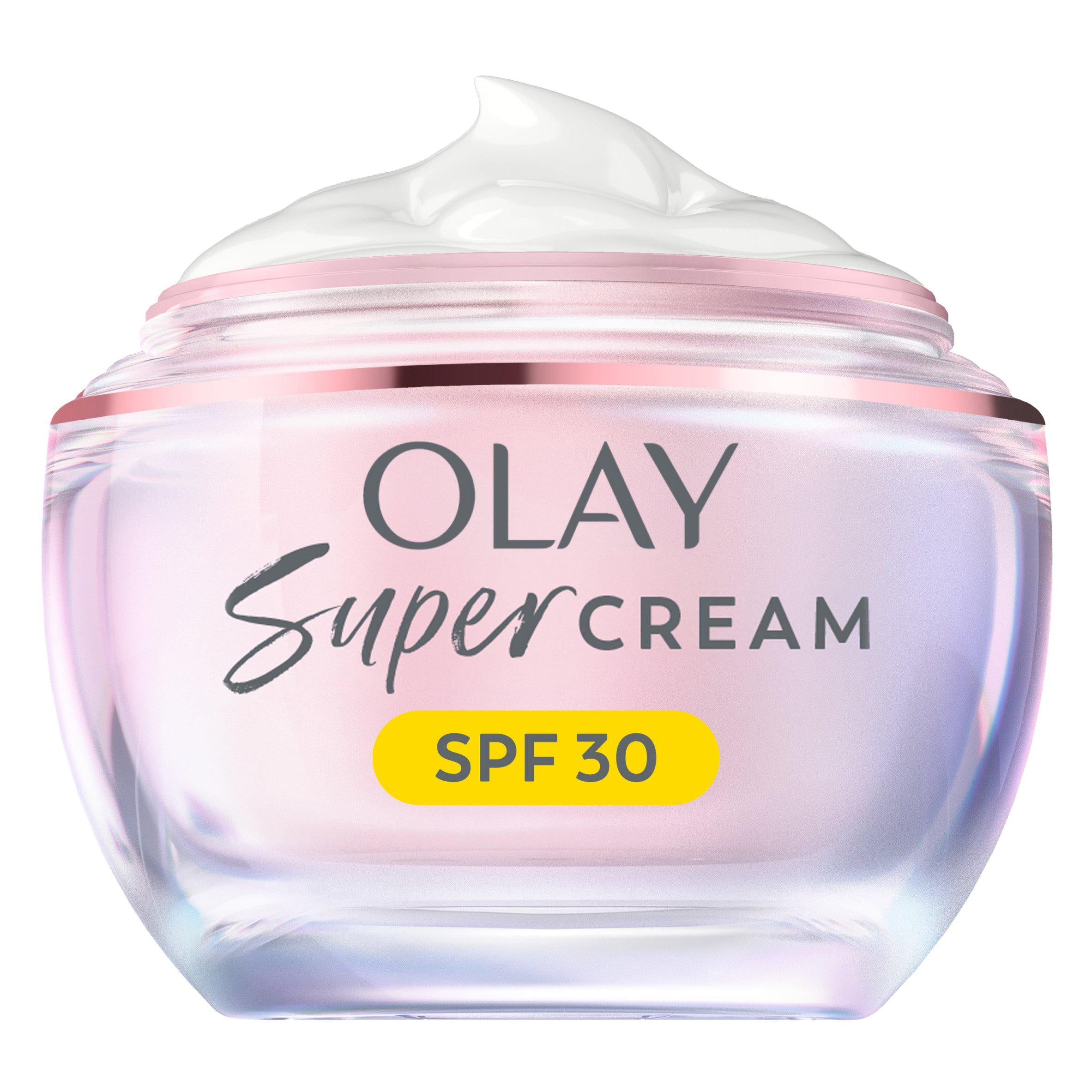 Olay Super Cream face moisturiser with SPF30 50ml, imported from the UK