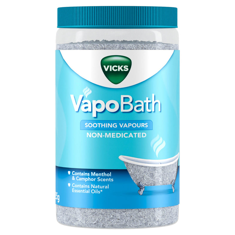 Vicks Vapo Bath Salt Menthol Camphor 425g (British brand)