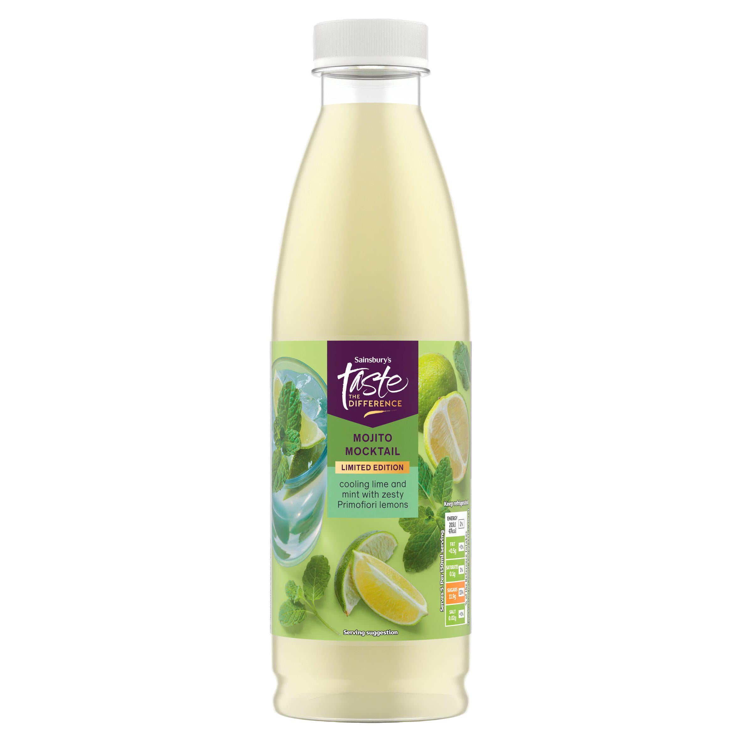 Sainsbury's Mojito Mocktail limited edition 750ml, imported from the UK