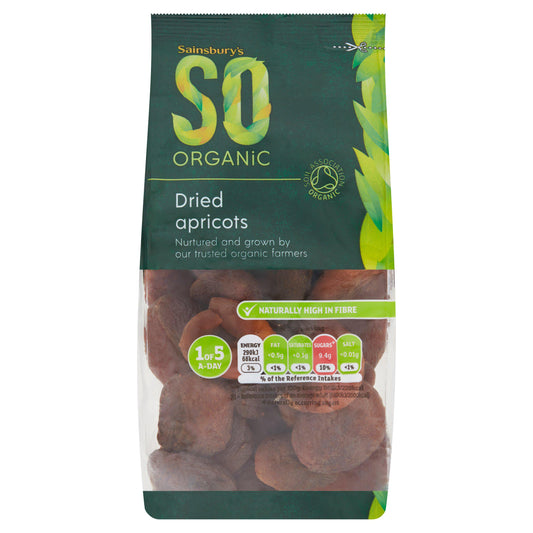 Sainsbury's Dried Apricots, SO Organic 250g GOODS Sainsburys   