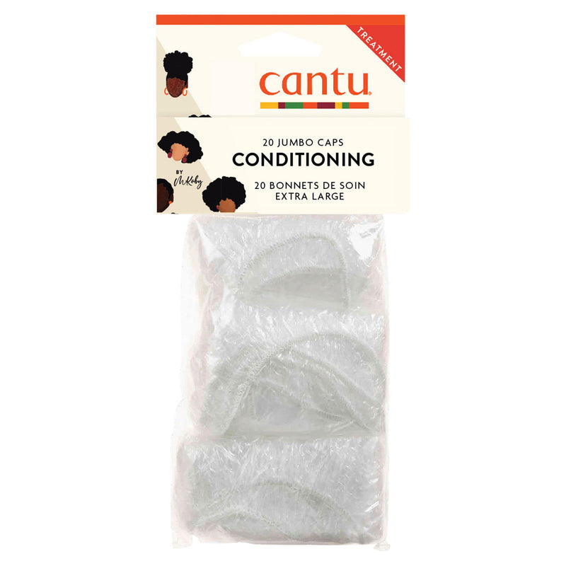 Cantu Conditioning Jumbo Caps Shower Caps 20 Pack - British product