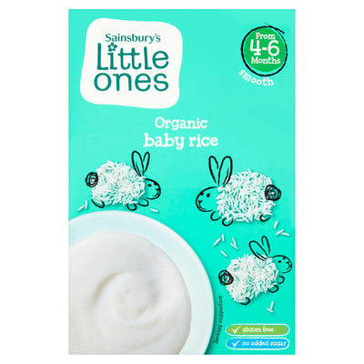 Sainsbury's Little Ones Økologisk babygrøt 4+ mnd 100g