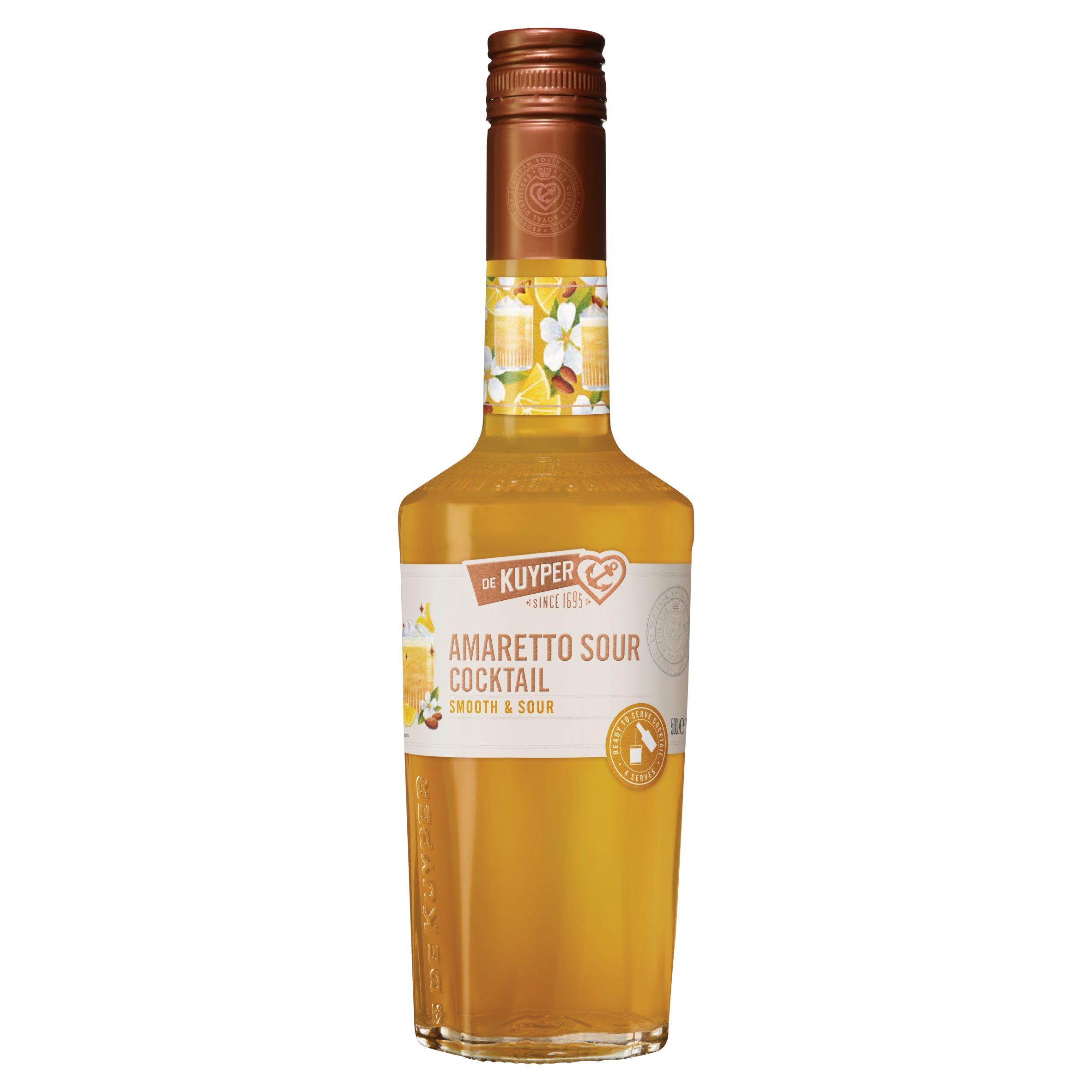De Kuyper Amaretto Sour cocktail 50cl, imported from the UK