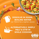 OXO reduced salt chicken stock pots 80g - British product