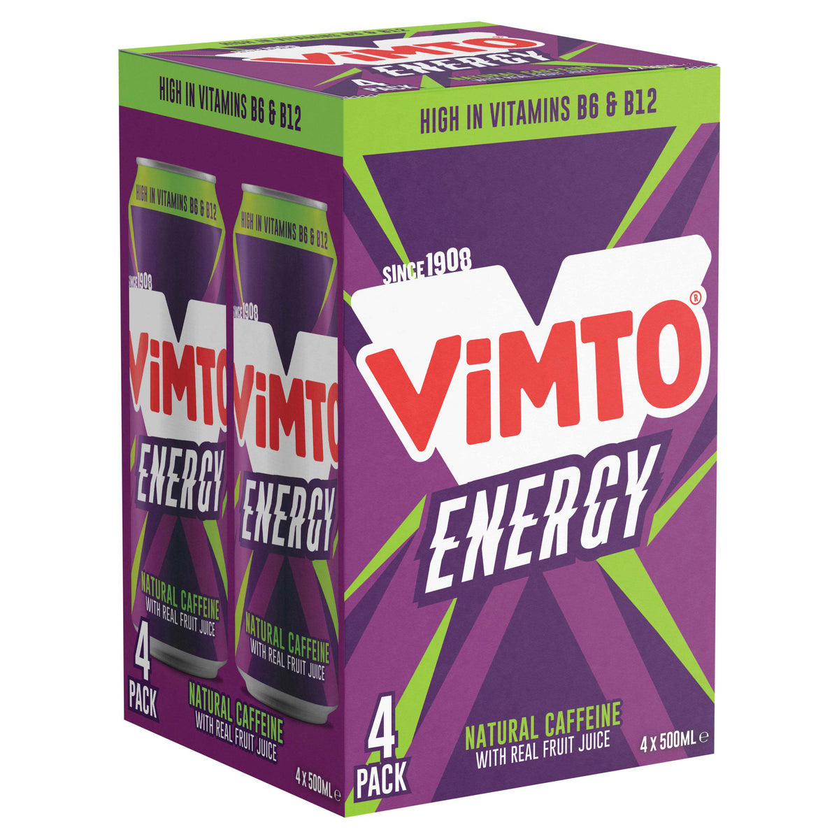 Vimto Original energy drink 4 x 500ml (British brand)