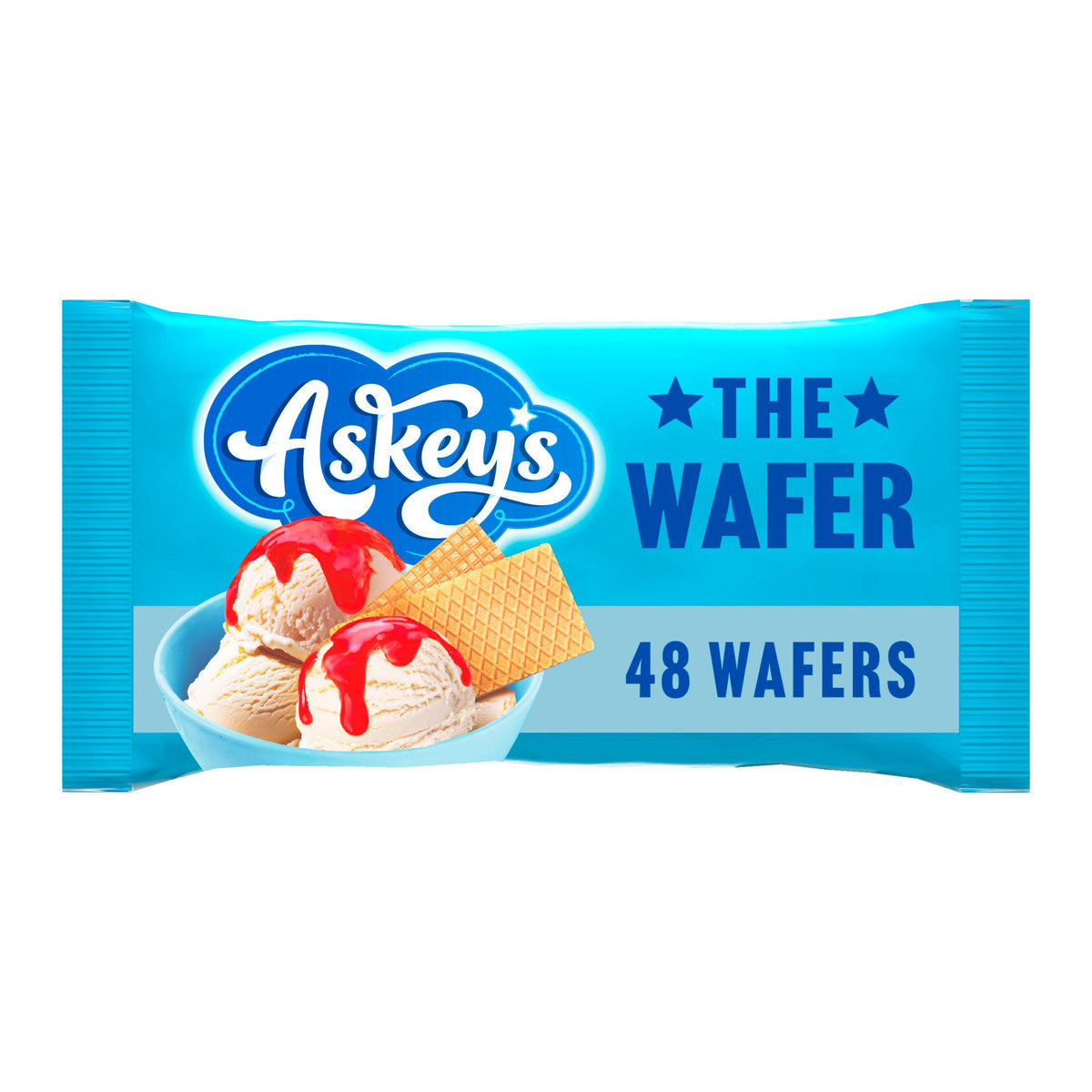 Askeys ice cream wafers with sweetener 75g - British product