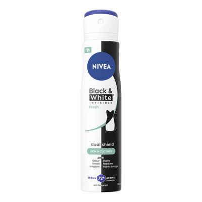 Sainsburys Nivea Black & Fresh Anti Perspirant Deodorant Spray 250ml- Buy online at McGrocer