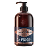 Gillette King C beard face wash 350ml - British product