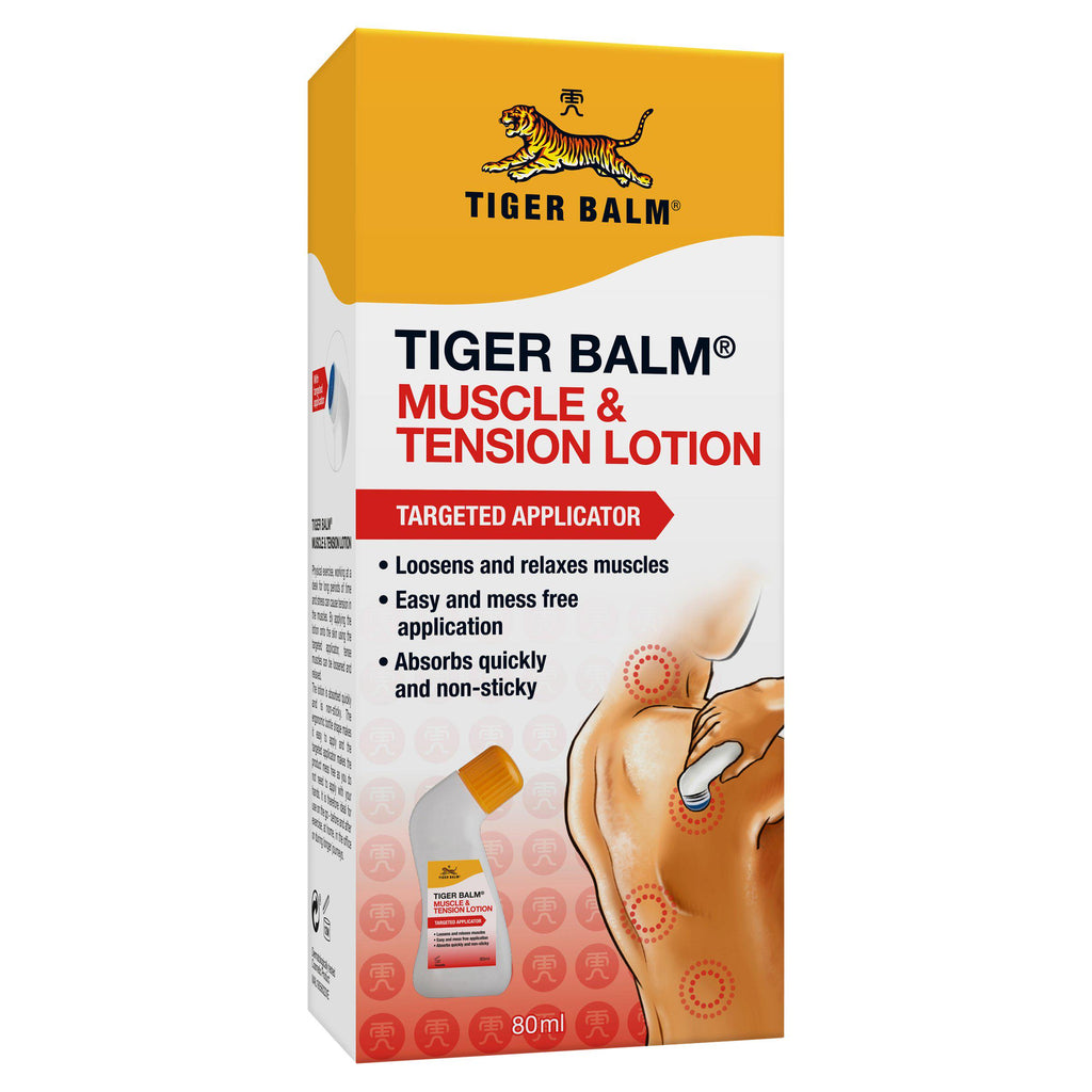 Tiger Balm Muscle & Tension Lotion 80ml