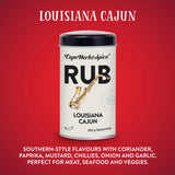 Cape Herb & Spice Louisiana Cajun seasoning rub 100g - British product