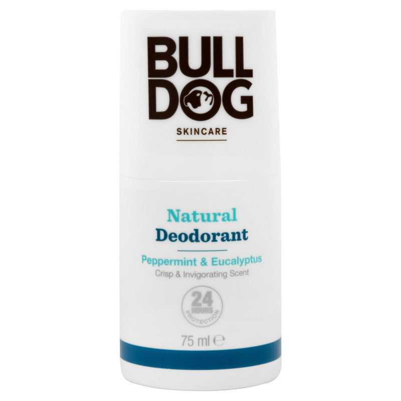 Bulldog Pfefferminz & Eukalyptus natürliches Deo 75ml, UK Version
