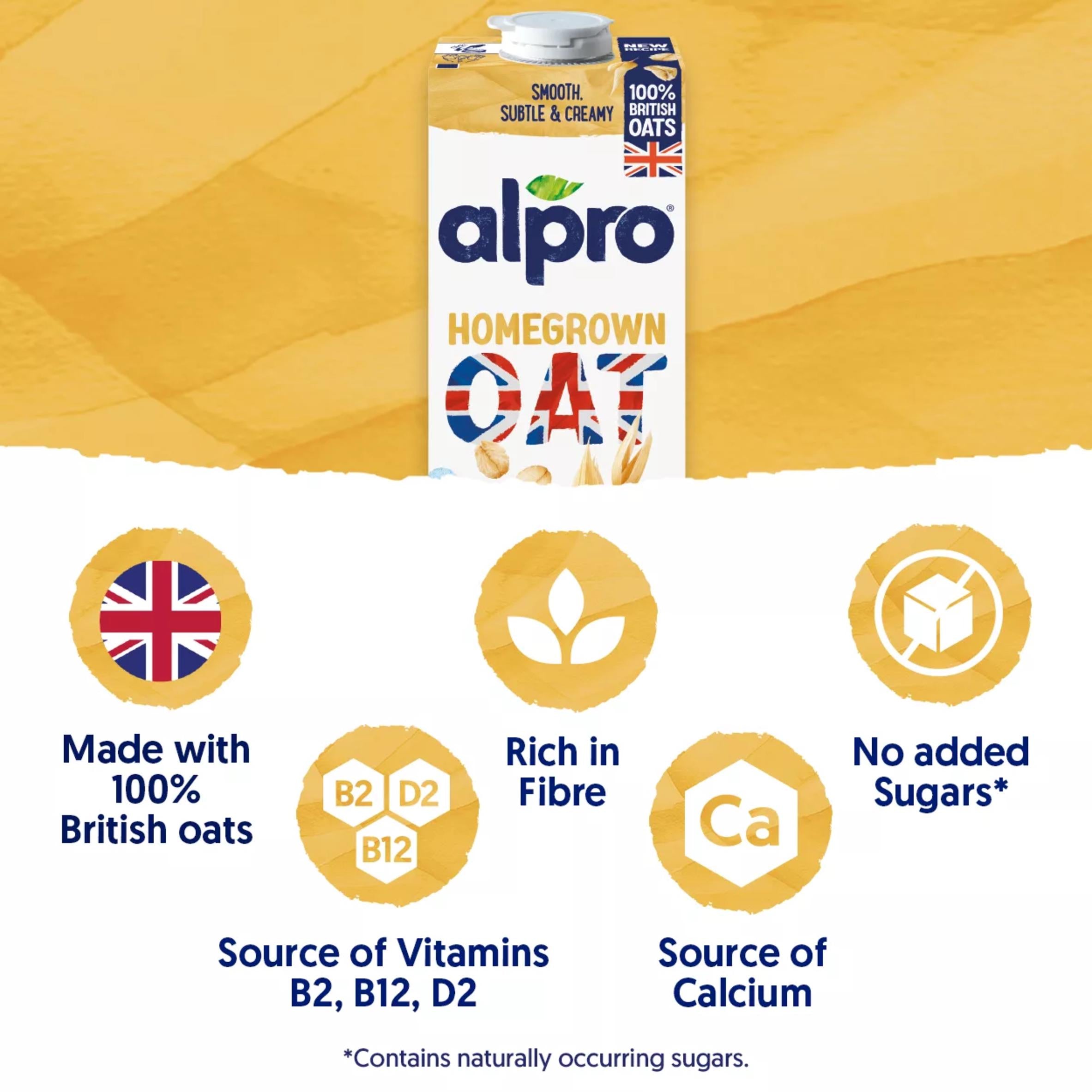 Alpro original long life oat drink 1L (British brand)