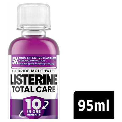 Sainsburys Total Care Mundwasser 95ml mit 10-in-1 Vorteilen und Natriumfluorid - Online bei McGrocer kaufen