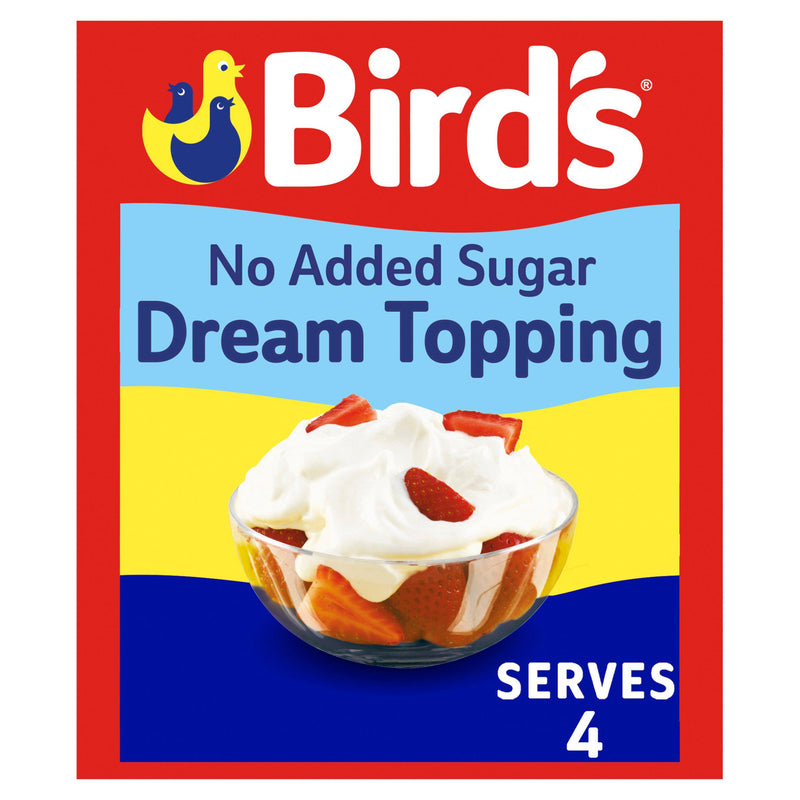 Bird's Dream Topping dessert topping mix 36g sachet, UK version