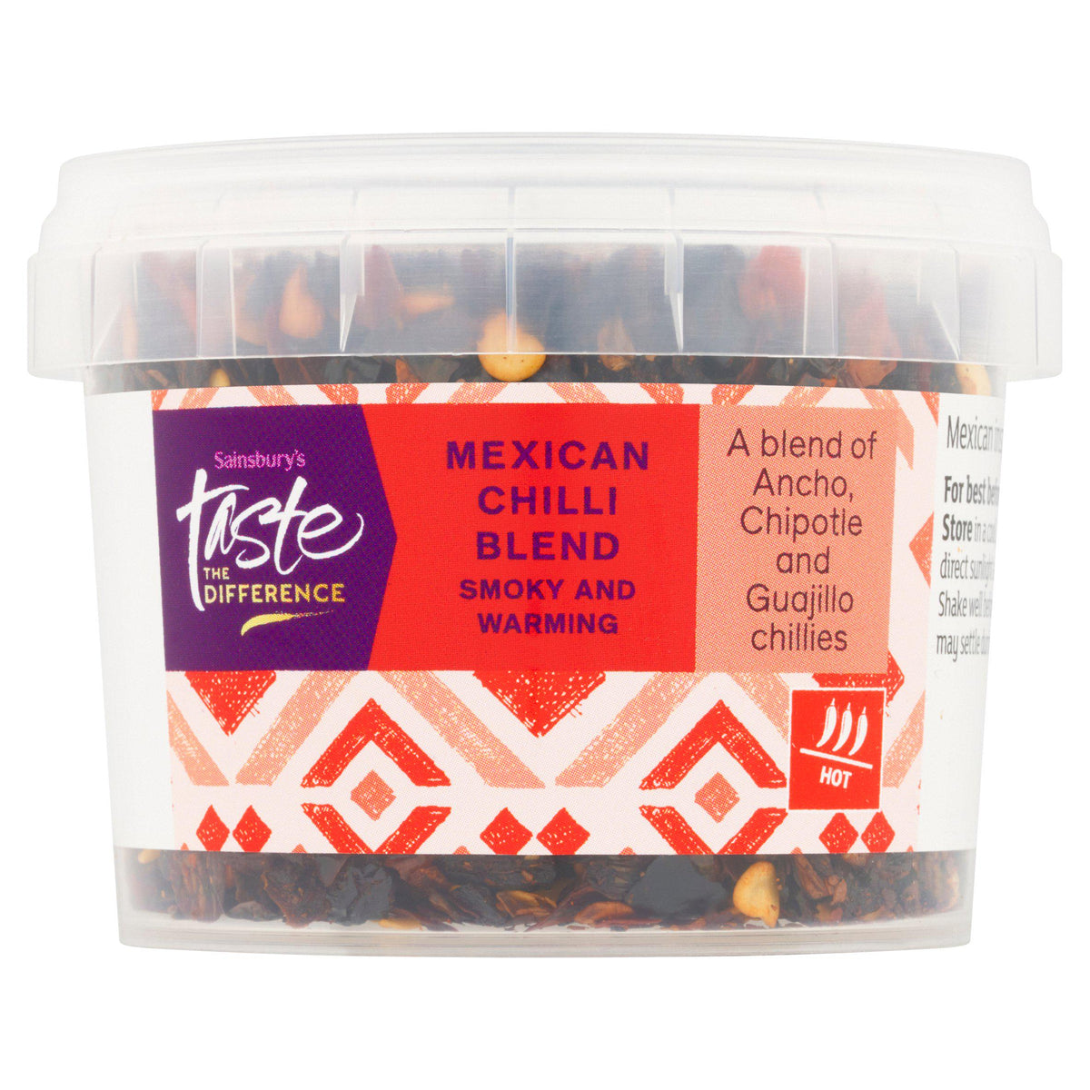 Sainsbury's Mexican chilli blend with Ancho, Chipotle and Guajillo 45g (British brand)