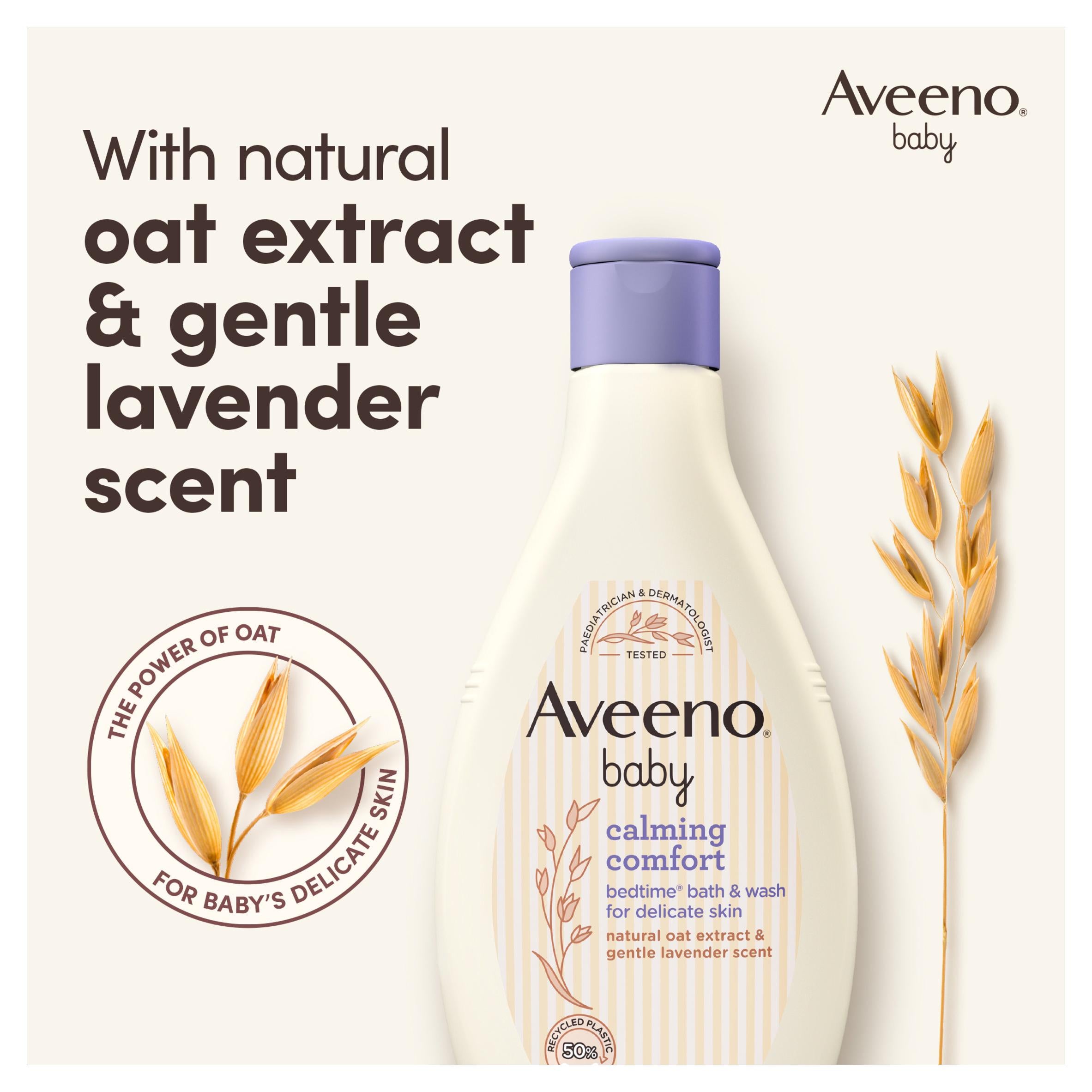 Aveeno Baby calming comfort bedtime bath and wash 250ml, imported from the UK