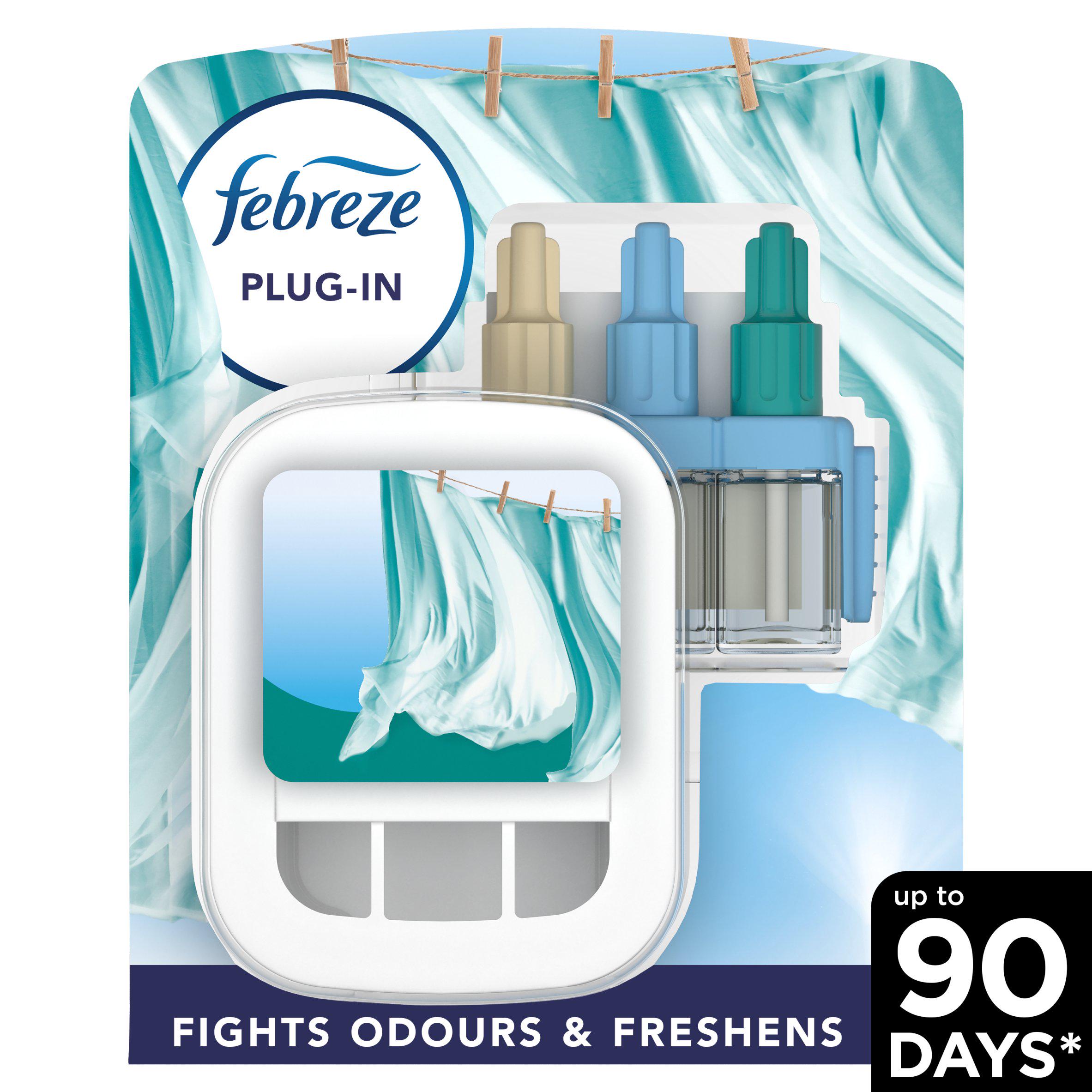 Febreze 3Volution Fresh Linen Air Freshener Starter Kit 20ml - British product