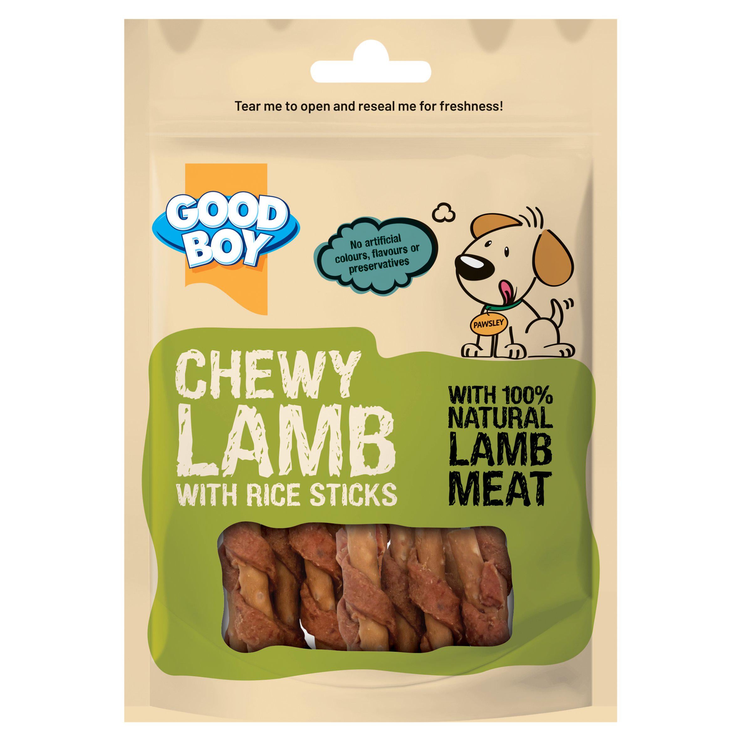 Good Boy Lamb Rice Sticks Dog Treats 60g, UK version