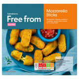 Sainsbury's gluten free mozzarella sticks 180g, imported from the UK