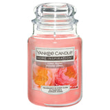 Yankee Candle scented candle Coral Peony large jar, imported from the UK