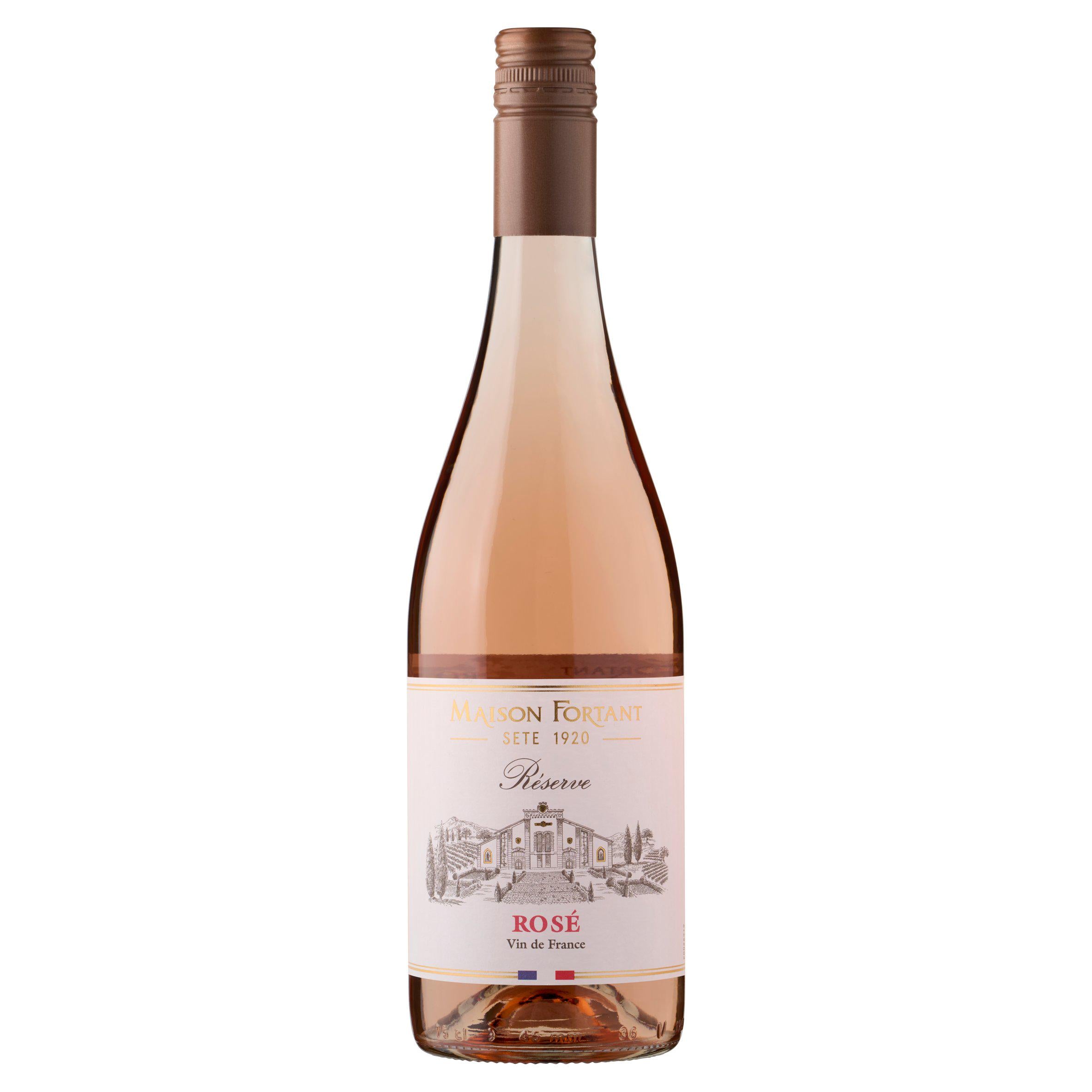 Maison Fortant Rosé Reserve Wine 75cl, imported from the UK