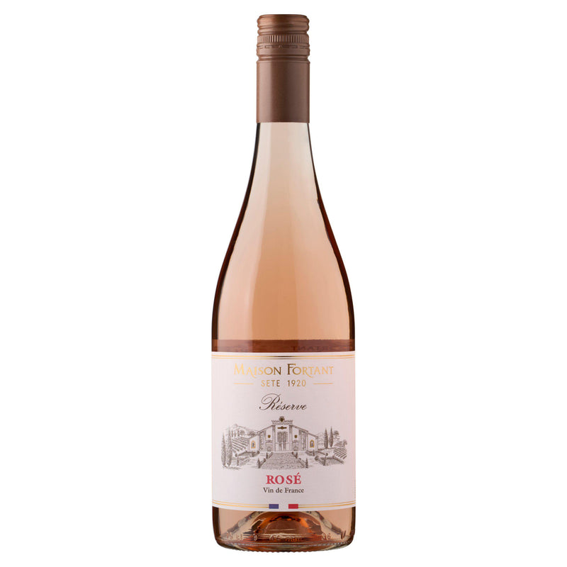 Maison Fortant Rosé Reserve Wine 75cl, imported from the UK