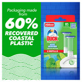 Duck Mint Mission toilet gel refill 2x36ml, imported from the UK