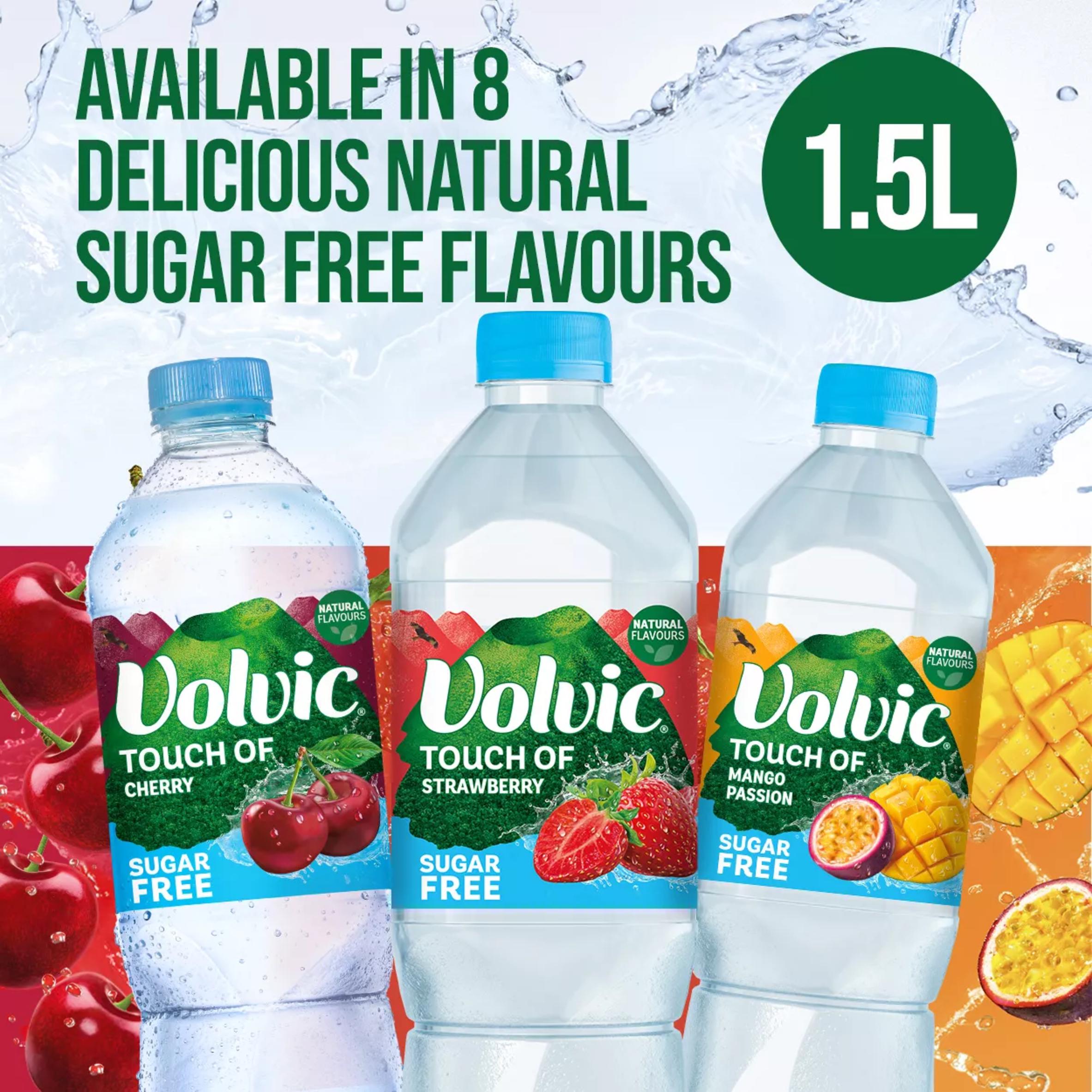 Volvic flavoured water Sugar Free Cherry 1.5L - British product