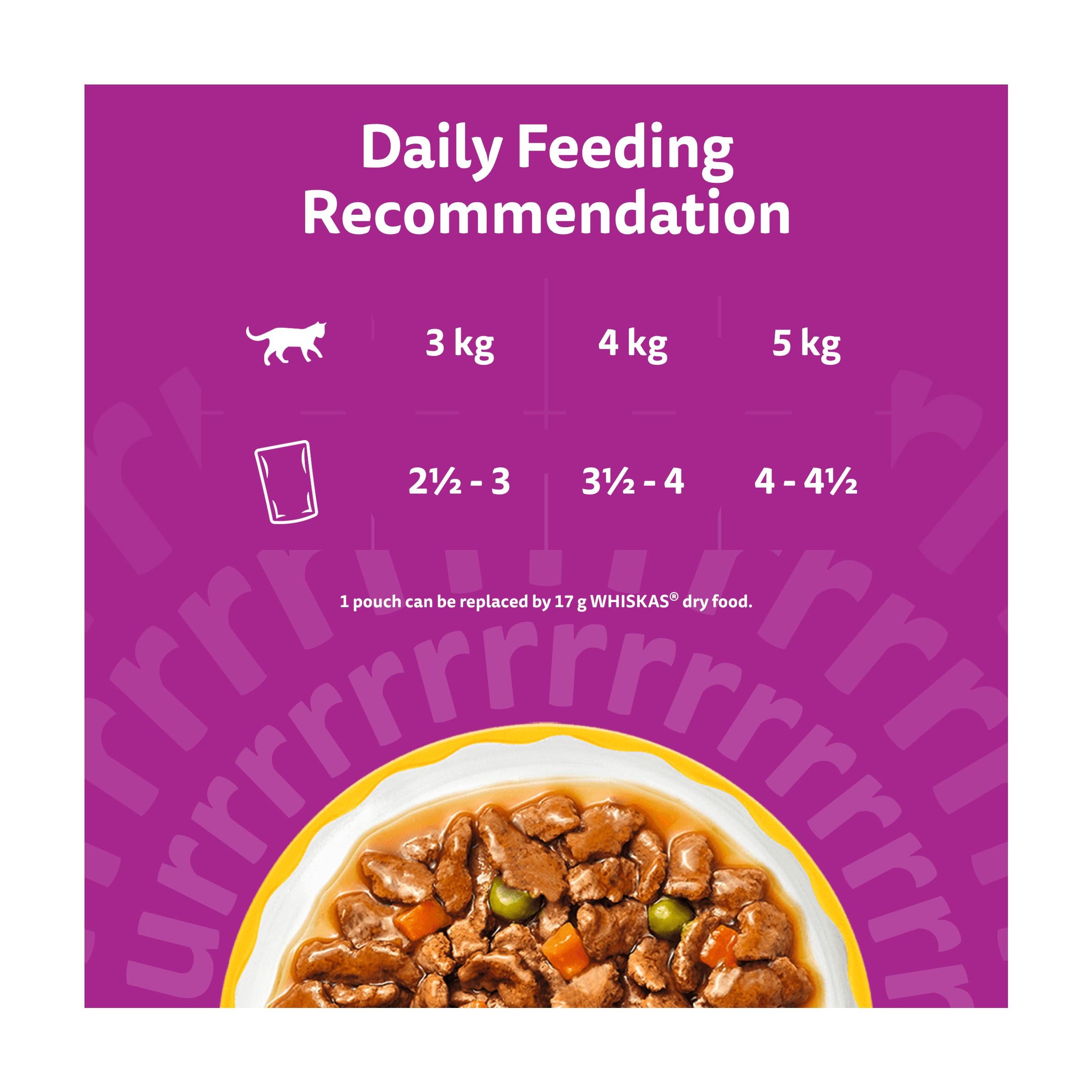Whiskas 1+ Wet Cat Food Pouches 12x85g (British brand)