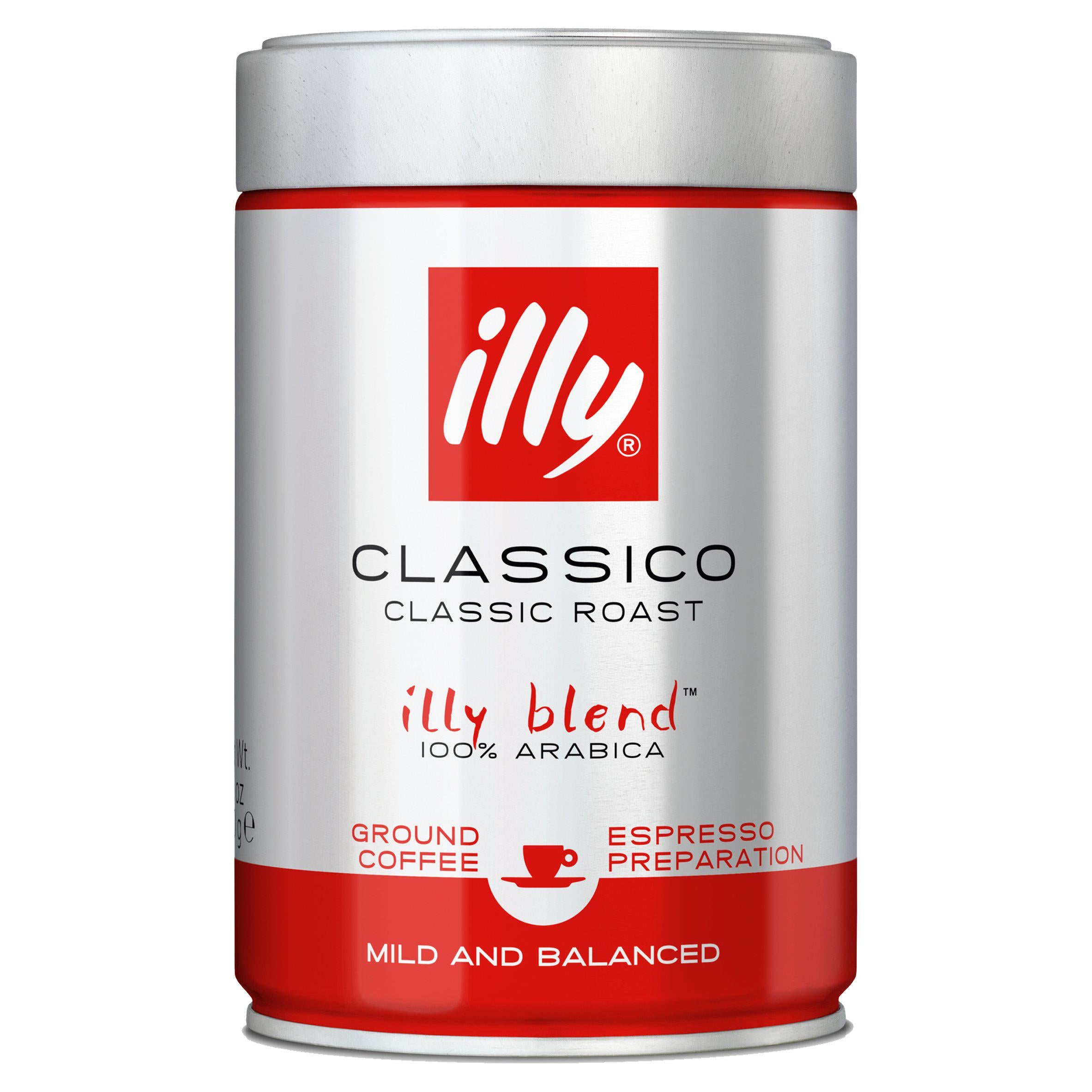 illy espresso medium roast ground coffee 250g, UK version